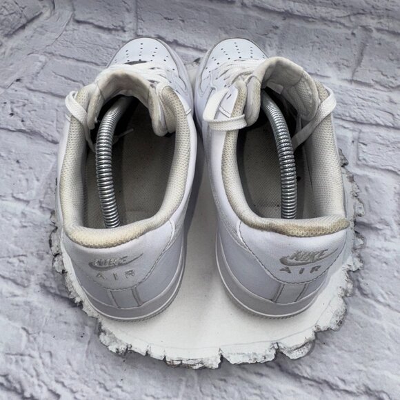 Nike Air Force 1 Low '07 Triple White Leather Men’s Size 8.5 - Picture 6 of 10